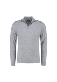 NØLSON THE QUARTER ZIP - Trui - light grey