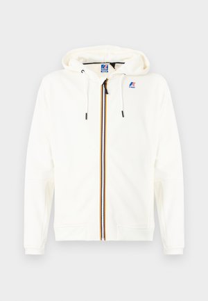 PROSPER UNISEX - Mikina so zipsom - white gardenia