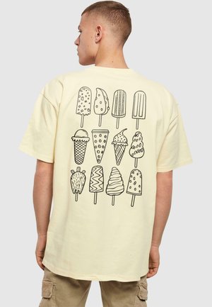 ICE CREAM  - T-Shirt print - softyellow