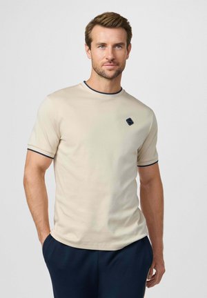 HS BADGE TEE - T-shirt basic - stone beige