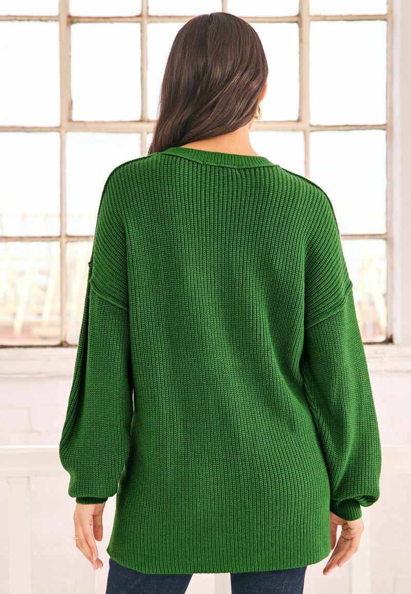 Next COSY LONGLINE TALL - Maglione - bright green