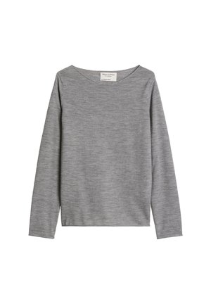Marc O'Polo, KNIT PULLOVERS LONGSLEEVE - Trui - fine grey melange