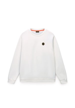 Napapijri, BADGE - Felpa - white
