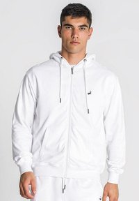 Gianni Kavanagh ESSENTIAL SCORPIO - Felpa con zip - white
