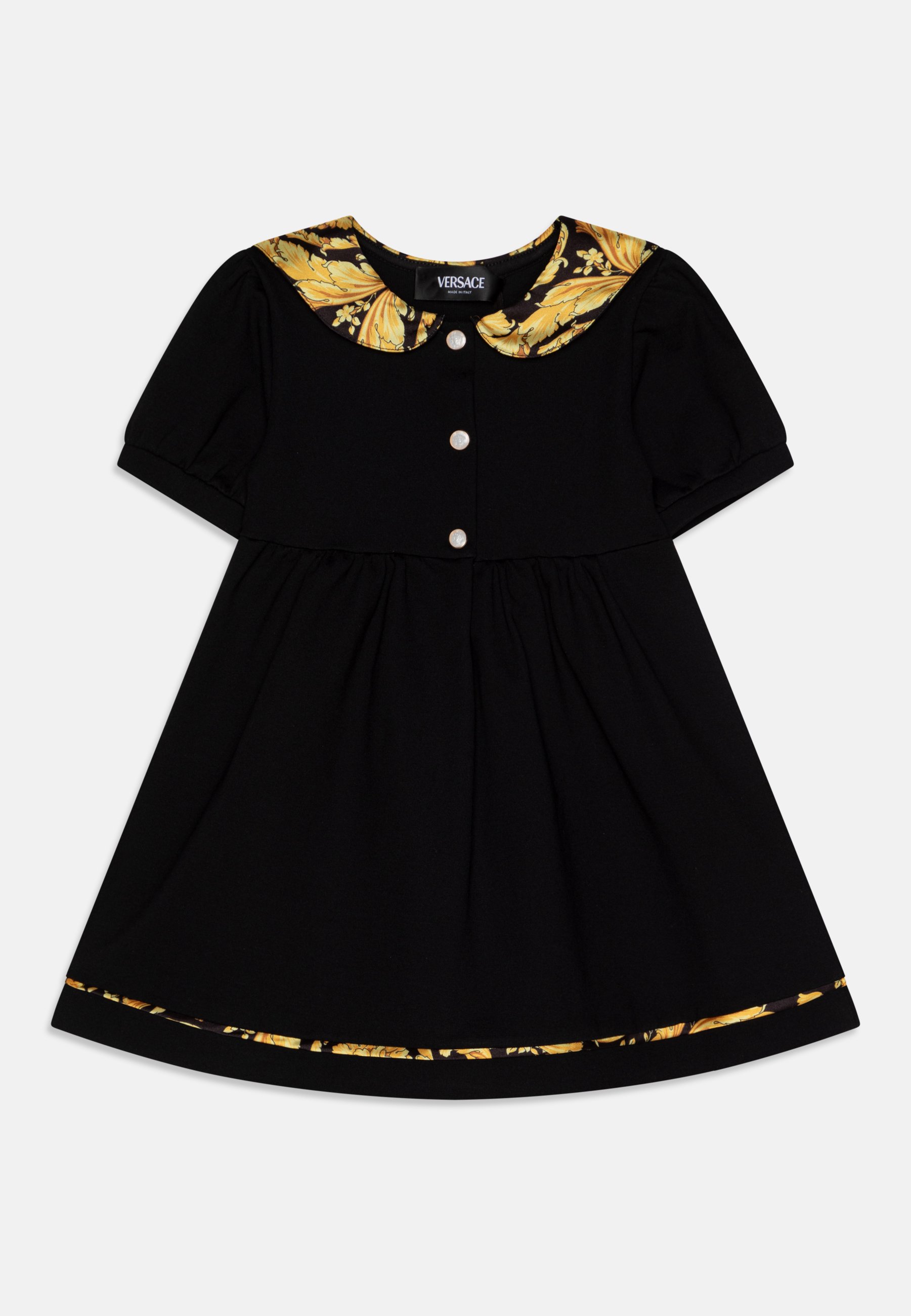 Versace DRESS PUNTO MILANO BAROQUE KIDS Vestito elegante black