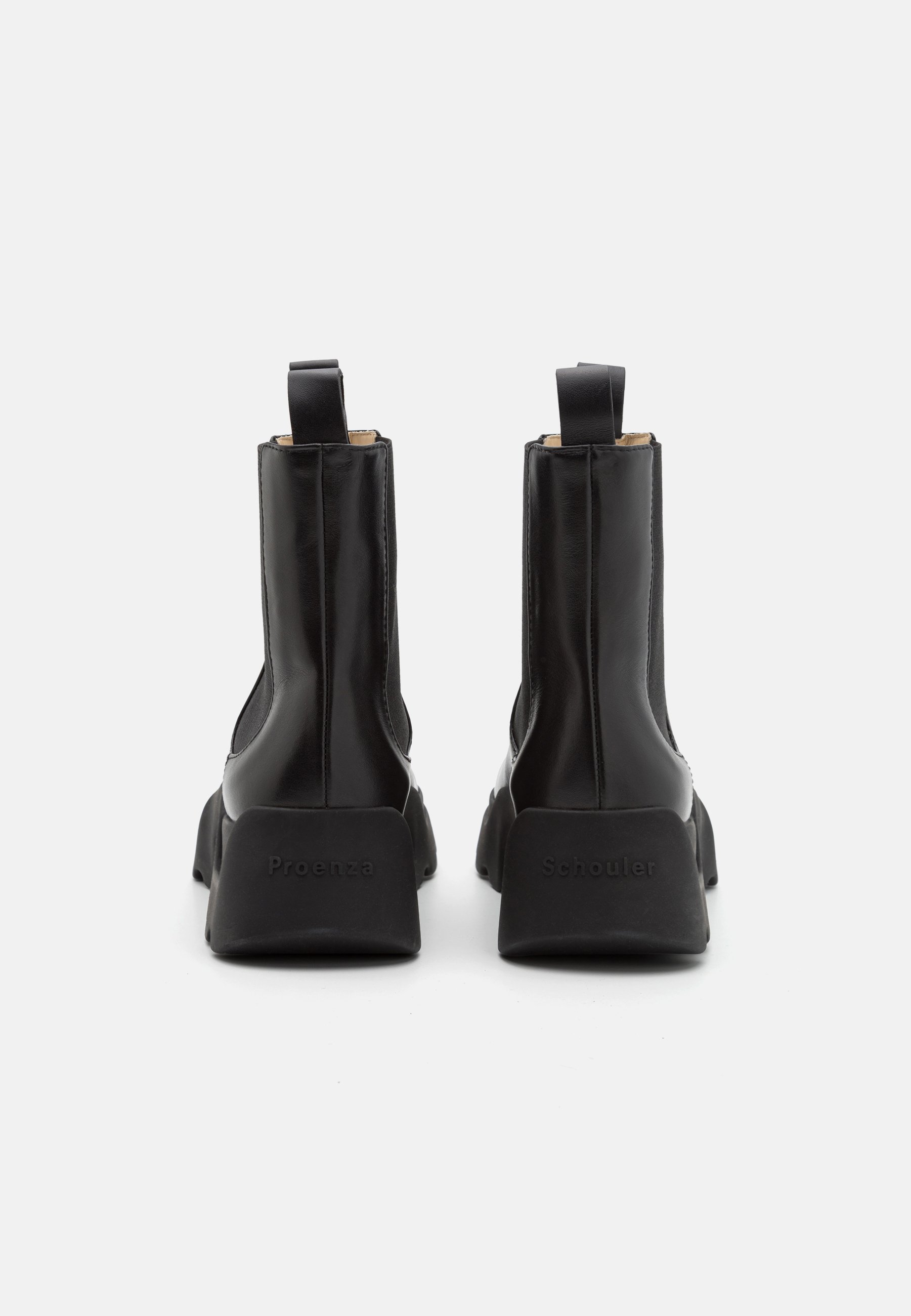 【関税込み】Proenza Schouler ブラック Stomp ブーツ Proenza Schouler STOMP CHELSEA BOOTS - Platform ankle boots