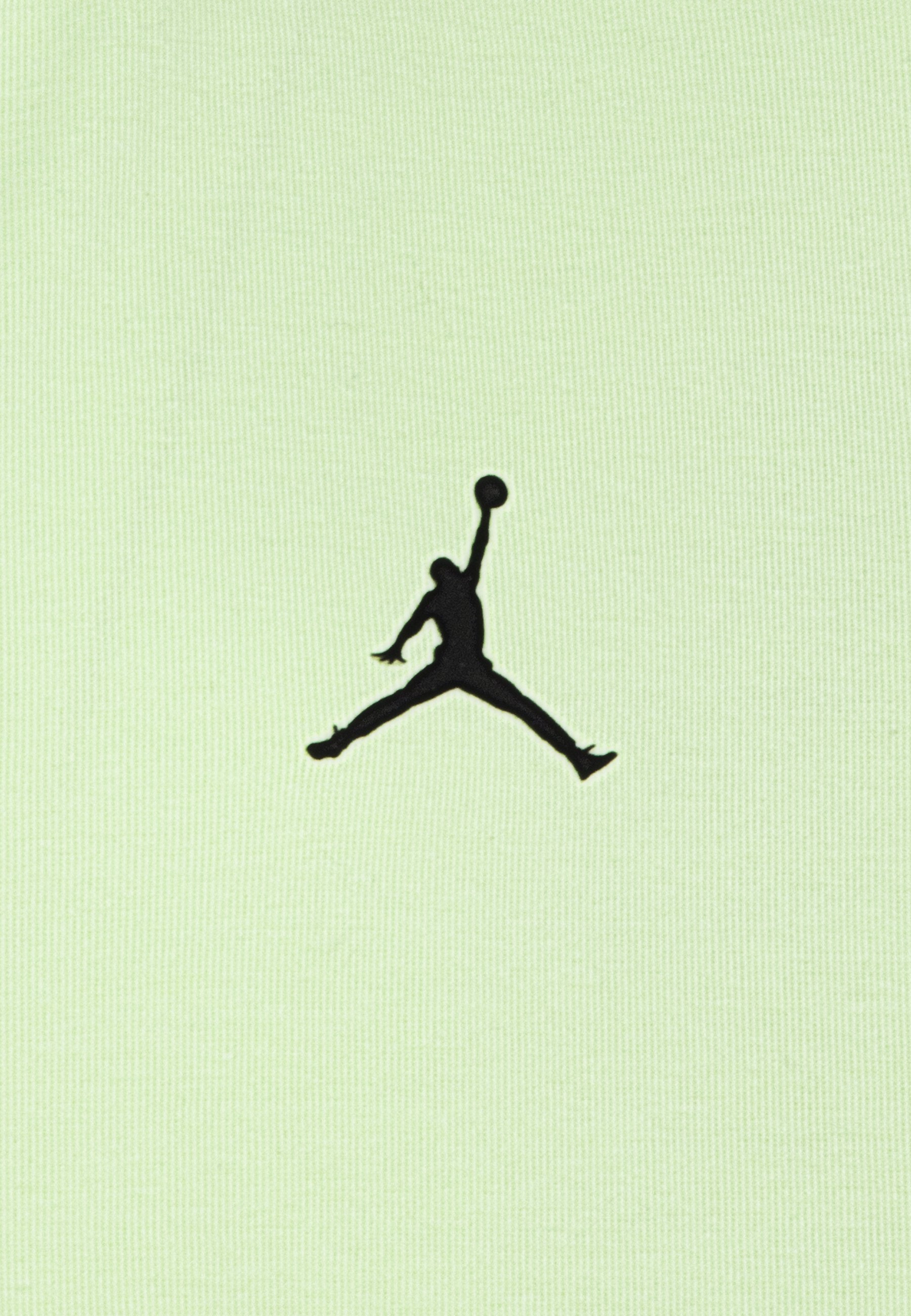lime green jordan logo