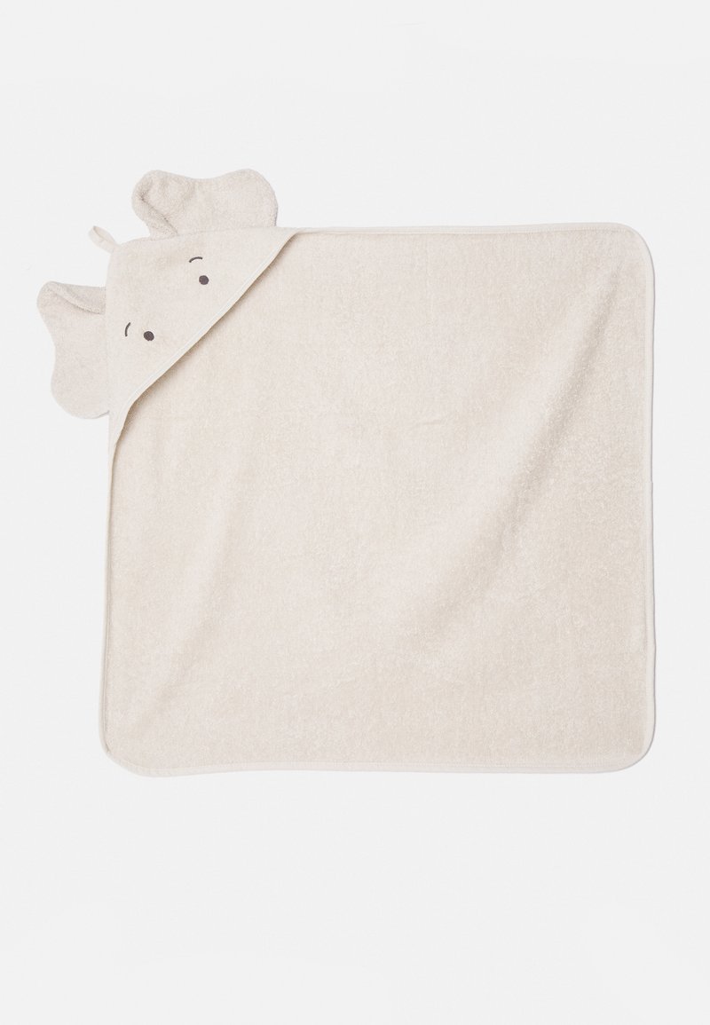 Liewood ALBERT ELEPHANT HOODED TOWEL UNISEX - Badmantel - sandy