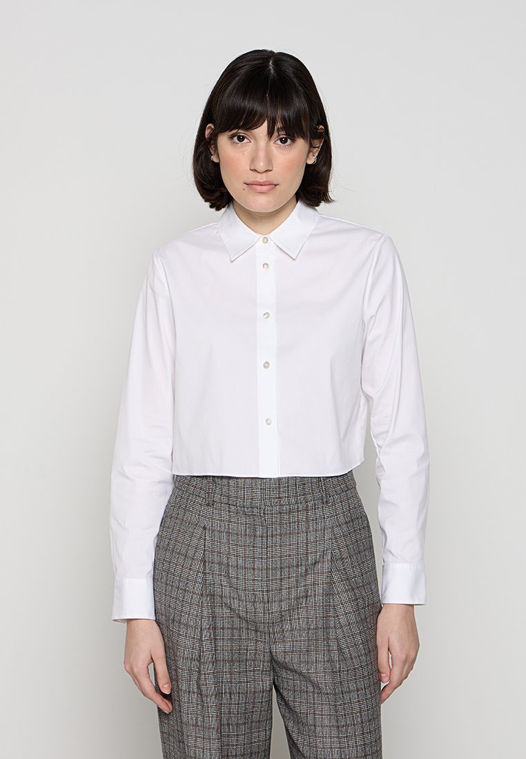 Theory Overhemdblouse wit Theory Overhemdblouse wit