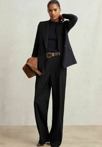 Reiss HAISLEY WIDE - Nadrágok - navy
