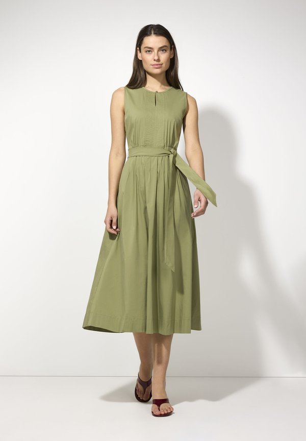 Maxikleid - oliv