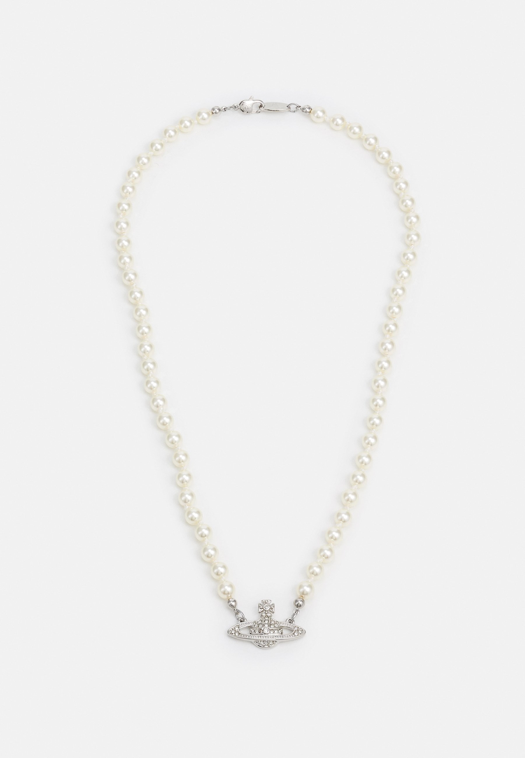 Vivienne Westwood MINI BAS RELIEF UNISEX Necklace cream/silver