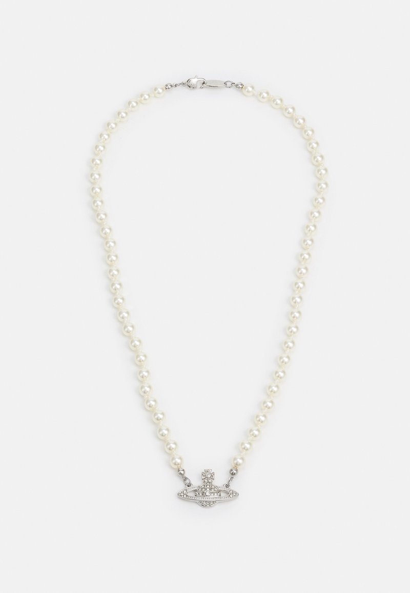 Vivienne Westwood - MINI BAS RELIEF UNISEX - Collier - cream/silver-coloured, Agrandir