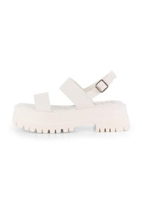 Blogger Sandalias con plataforma - blanco