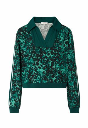 LIU JO, LIU JO PRINTED CRÊPE SWEATSHIRT - Φούτερ - green