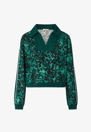 LIU JO, LIU JO PRINTED CRÊPE SWEATSHIRT - Sweatshirt - green