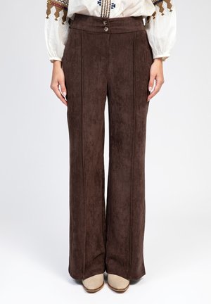 AN'GE PATRY - Pantalon classique - marron