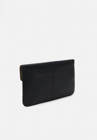 Zadig & Voltaire BORDERLINE POUCH EMBOSSED IGUA - Geantă plic - black