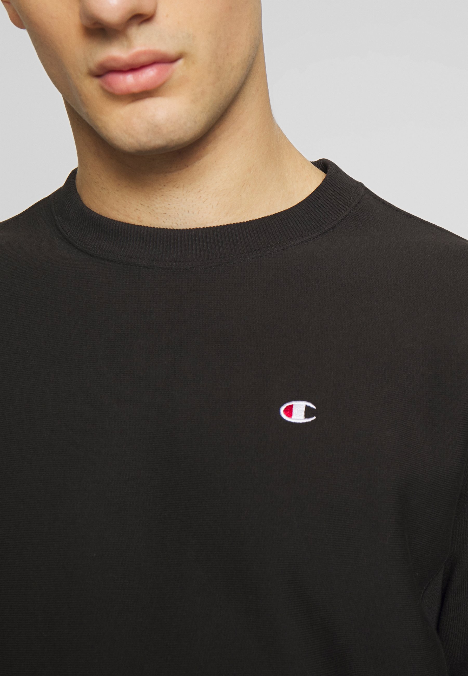 champion reverse weave crew navy