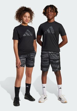 ESSENTIALS CAMOUFLAGE PRINTED KIDS - Shorts - black/grey five/grey six/carbon