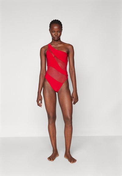 Norma Kamali SNAKE MIO - Kupaći kostim - tiger red