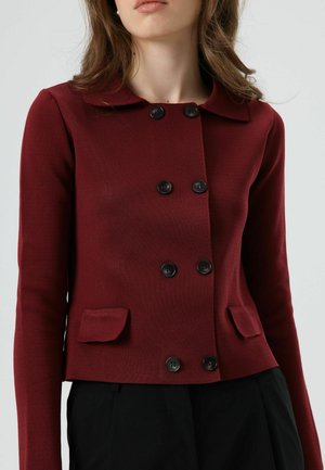 Vest - burgundy