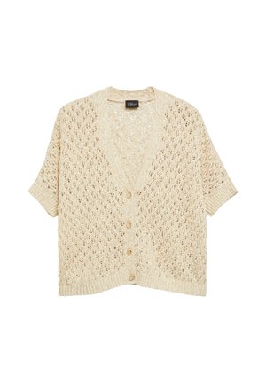 s.Oliver STRICKJACKE - Vest - sandstein