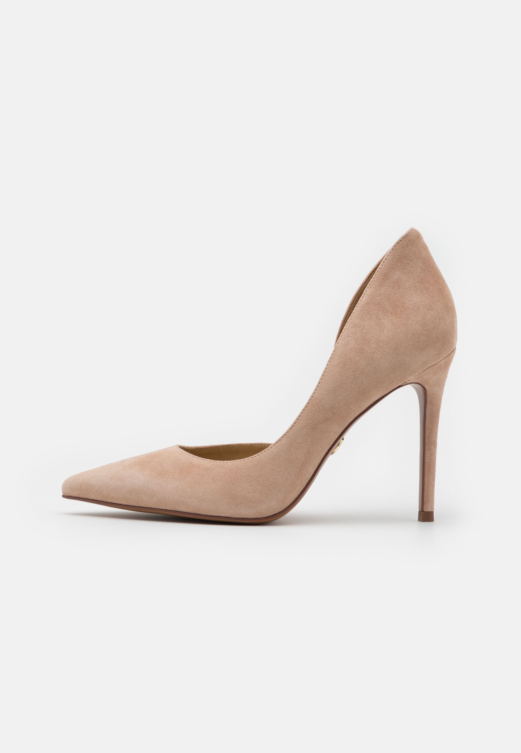 Arriba 98+ imagen michael kors high heels beige