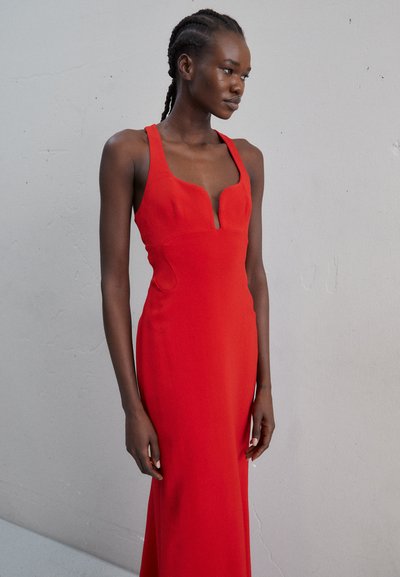 Et Ochs MAY CURVED BUST HALTER GOWN - Occasion wear - cherry