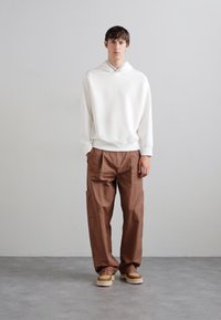 Emporio Armani FELPA - Hanorac - bianco caldo