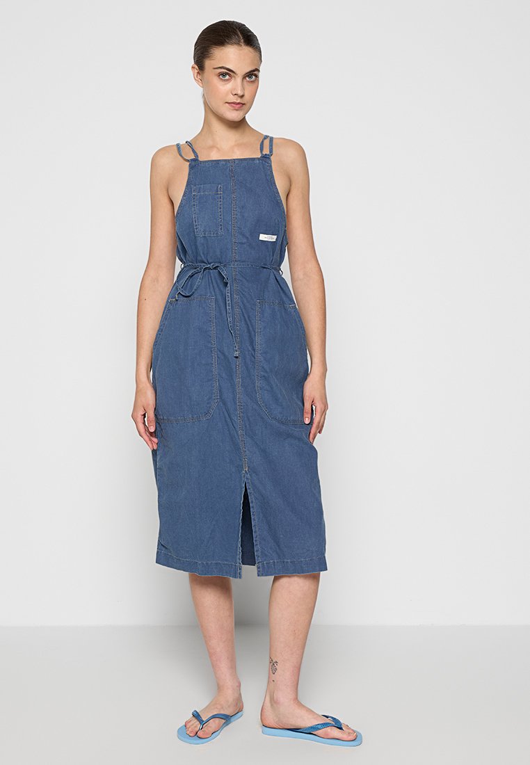 white christmas dresses Buy Womens Dungaree Canvas Mini Dress by Element main image 1