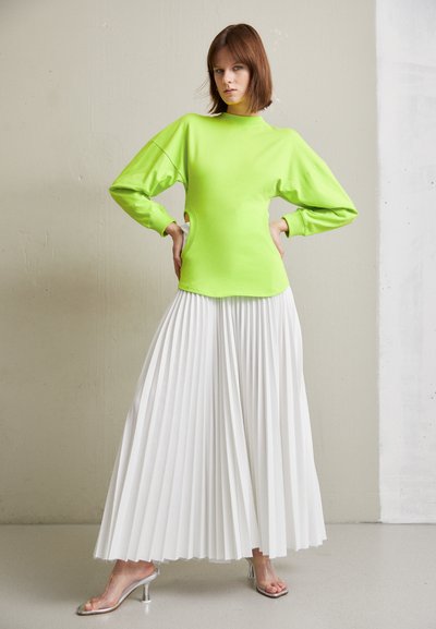 A.W.A.K.E. MODE LONG SLEEVE TOP WITH CUT-OUT DETAIL - Top s dlouhým rukávem - acidlime