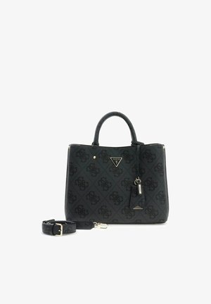 Guess, MERIDIAN II GIRLFRIEND SATCHEL - Handtasche - coal logo