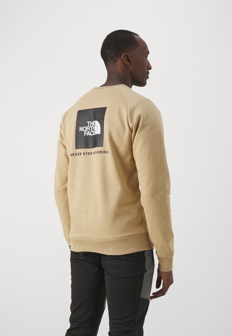 The North Face - RAGLAN CREW - Mikina - khaki stone/black, Zväčšiť