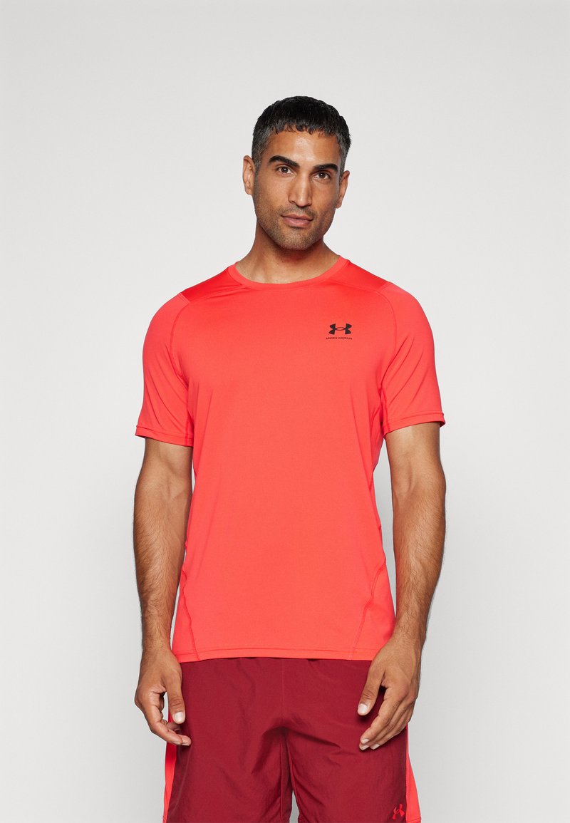 Under Armour HG GRAPHIC  - Camiseta deportiva - racer red/black