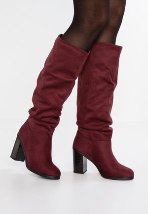 Korolliset saappaat - dark red