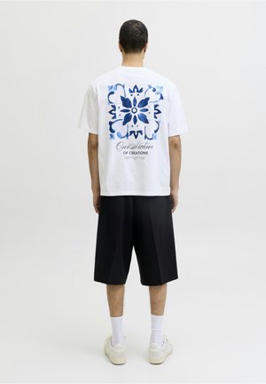 Jack & Jones, JJART PRINT TEE SS CREW NECK - T-Shirt print - bright white