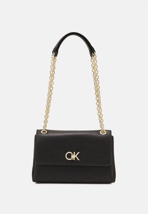 RE LOCK  CROSSBODY - Torba čez telo - black