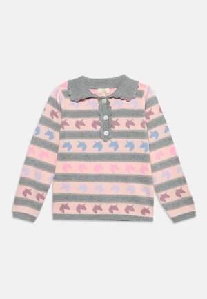Copenhagen Colors, UNICORN PATTERN COLLAR  - Пуловер - multi-coloured