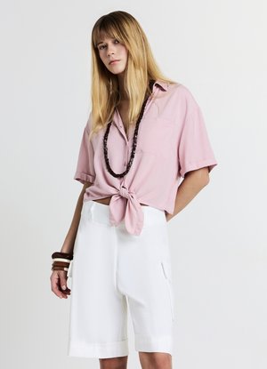 Calliope BERMUDA  - Shorts - bianco lana