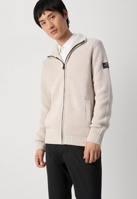 Ecoalf MAN - Cardigan - washed stone melange