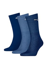 Puma UNISEX - 6ER PACK - CREW LIGHTWEIGTH UNI - Calze - blau
