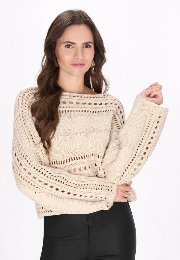 Strickpullover - beige cream