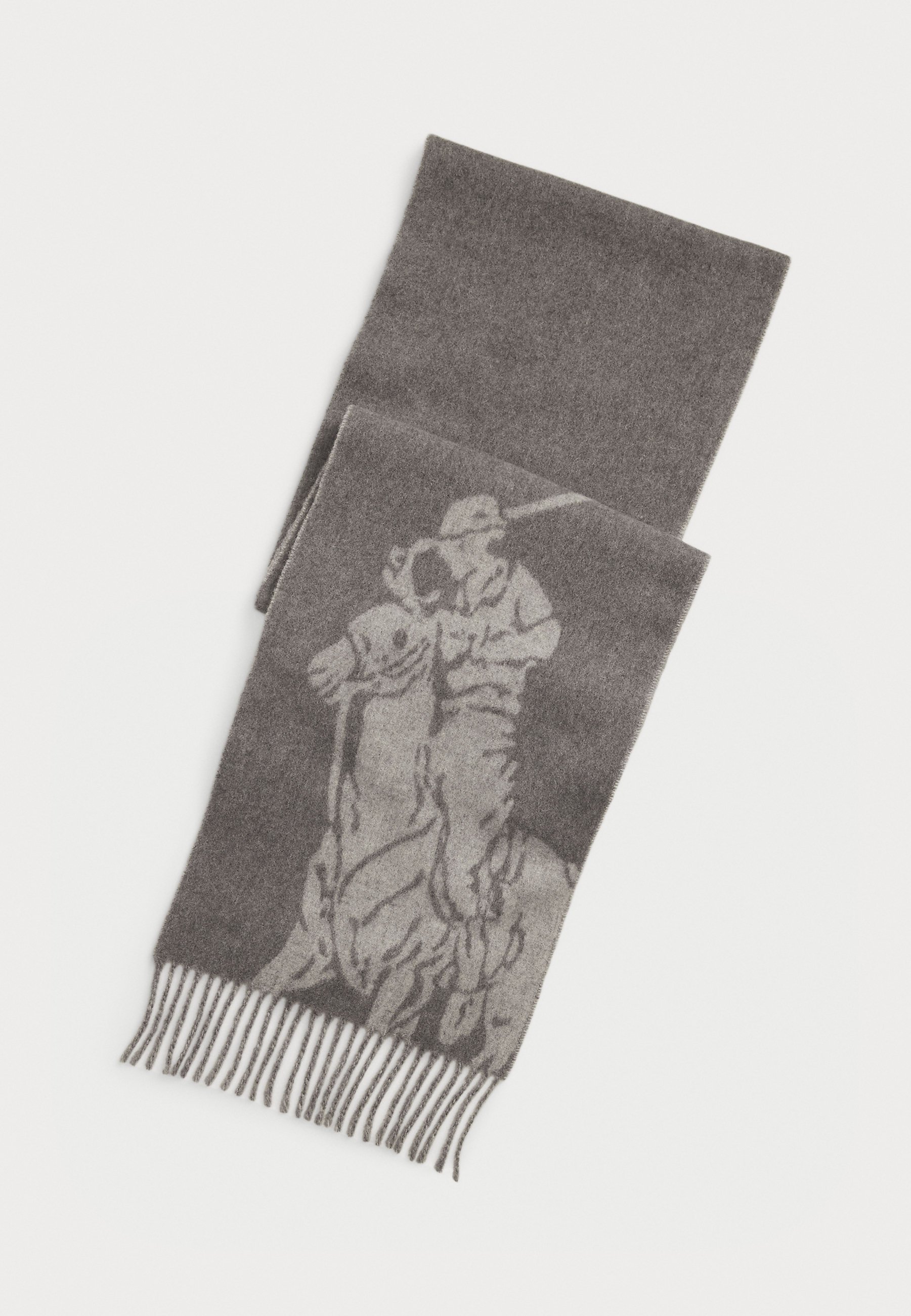 Polo Ralph Lauren BIG PONY WOOL-BLEND SCARF - Sjal - grey