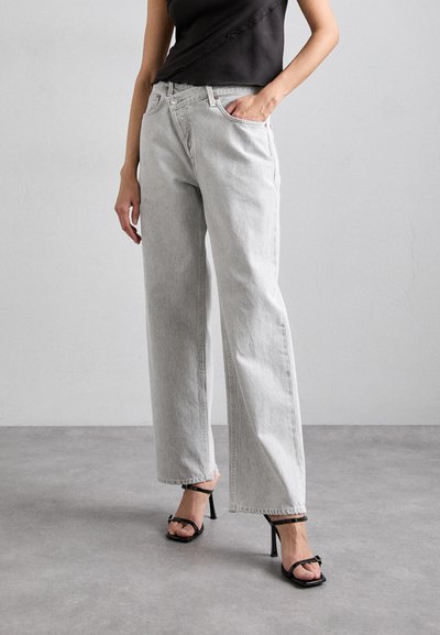 Agolde CRISS CROSS - Džínsy s rovným strihom - marbled medium grey