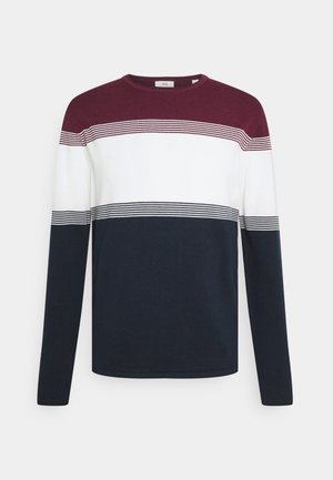 COO F STRIP - Trui - dark red