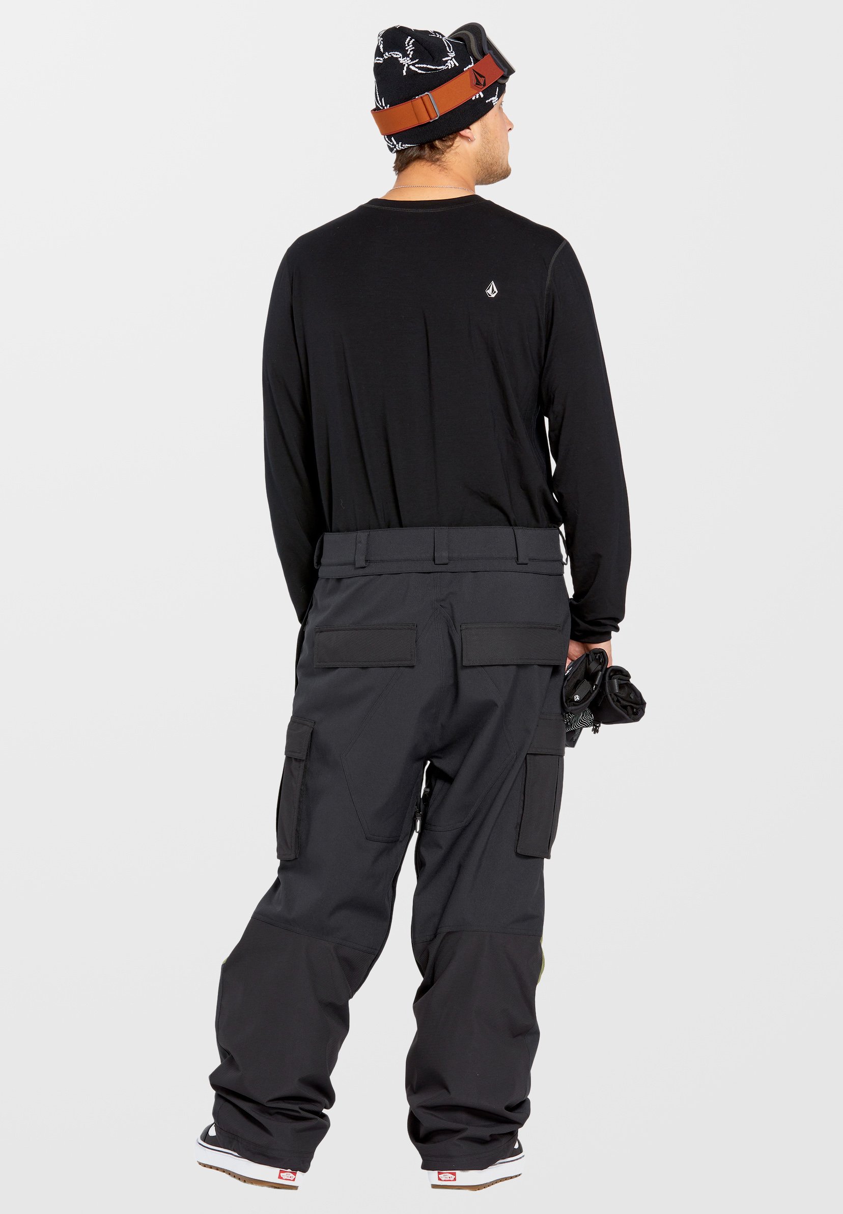 Volcom BAGGY - Spodnie snowboardowe/czarny - Zalando.pl