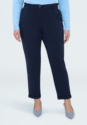 IN TESSUTO STRETCH - Broek - blu