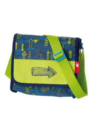 ARROWS - Cross body bag - blau grün