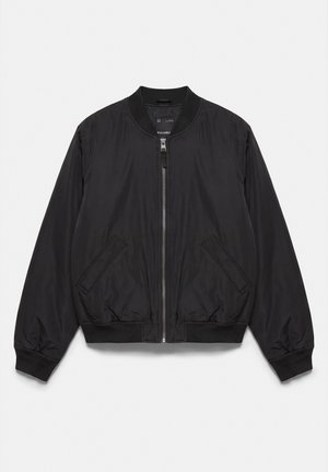PULL&BEAR, PADDED BOMBER JACKET - JACKET - Blouson bomber - black
